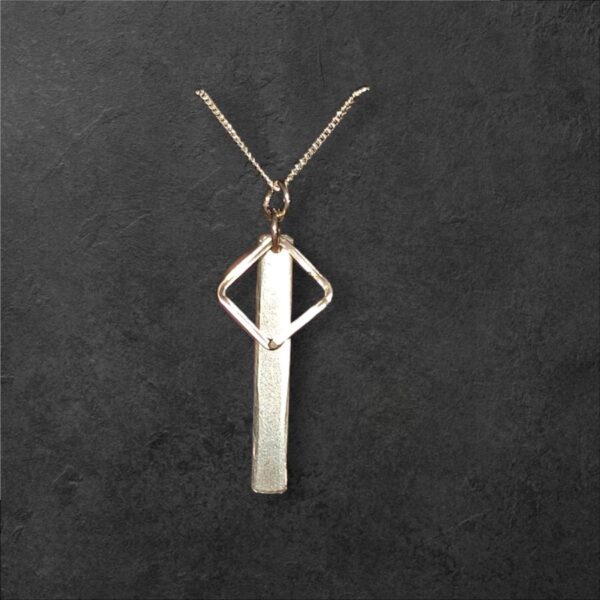 Barred and Squared Pendant