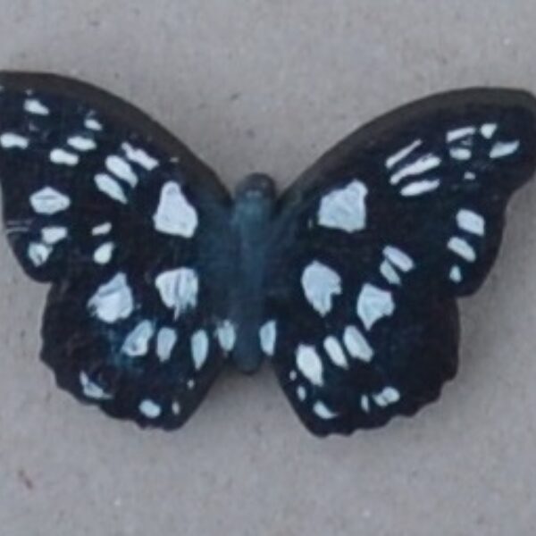 Black and White Butterfly Brooch