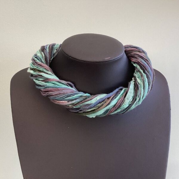 Blue Hues Twister Scarf