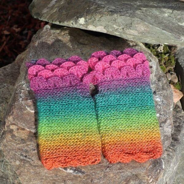 Fairy Glen Crochet Fingerless Gloves