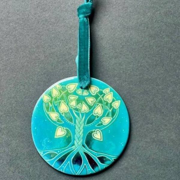 Celtic Turquoise Tree of Life Hanger