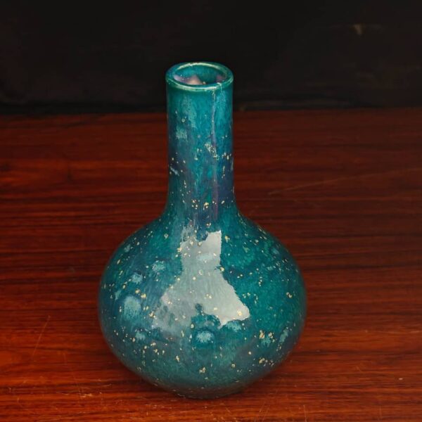 Turquoise Sparkle Vase