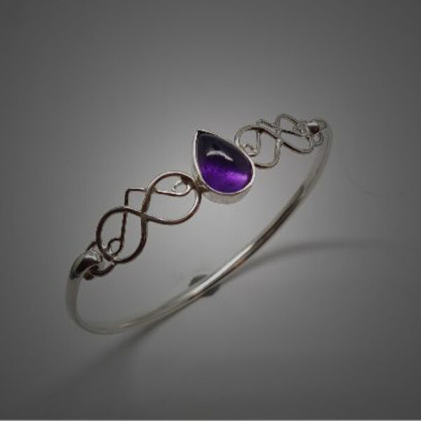 Amethyst Entwined Bracelet