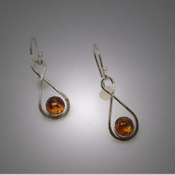 Amber Twist Earrings