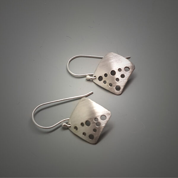 The Hole Deal Silver Earrings