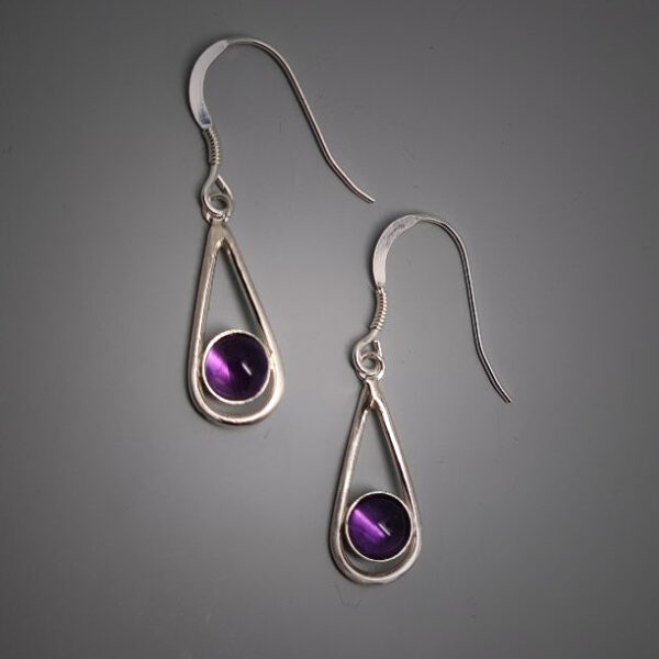 Amethyst Drop Earrings