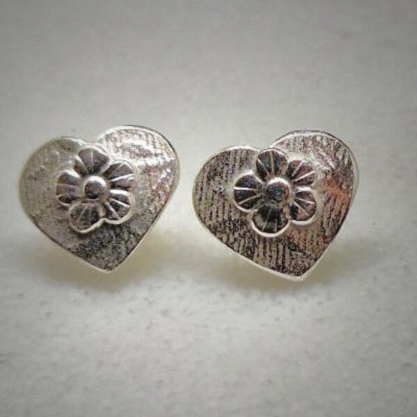 Floral Heart Earrings