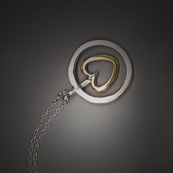 Love Heart Silver Necklace