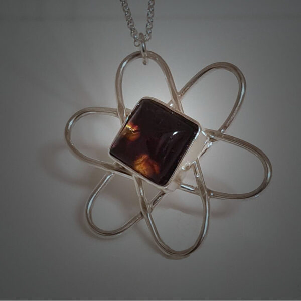 Amber in Spiro Necklace