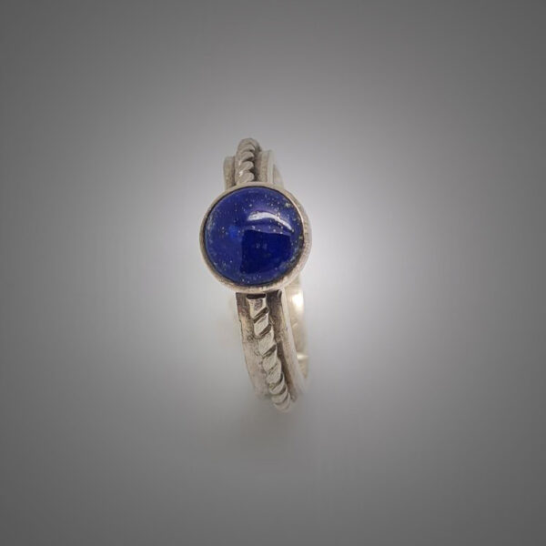 Lapis in Silver Ring