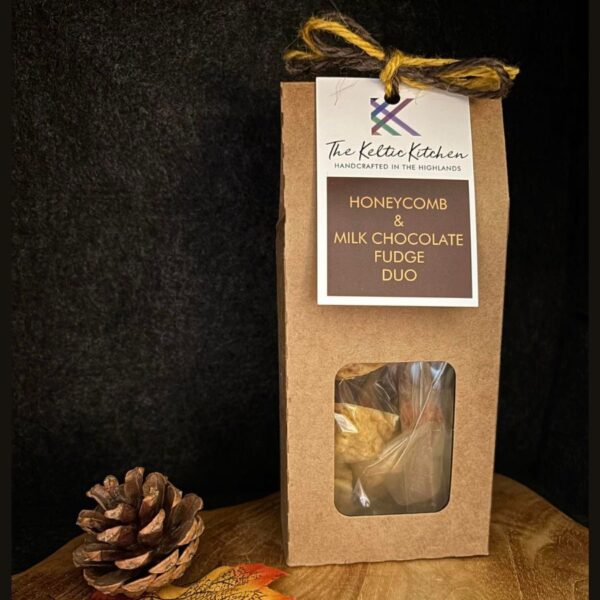 Honeycomb with Milk Chocolate Fudge