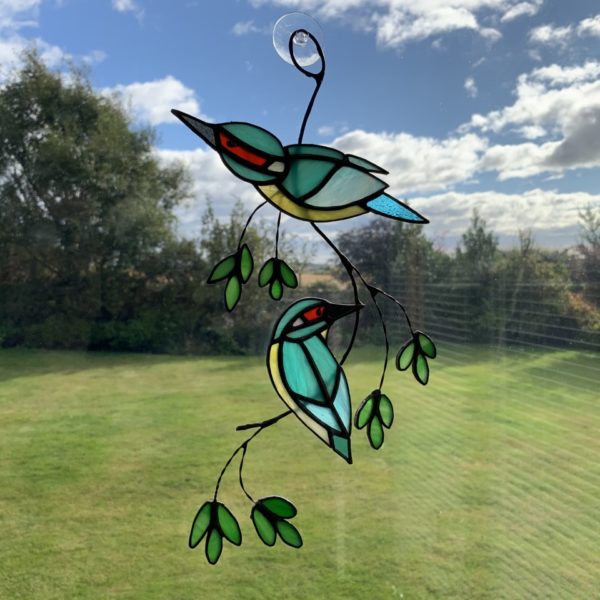 Kingfisher Suncatcher (Red Eye)