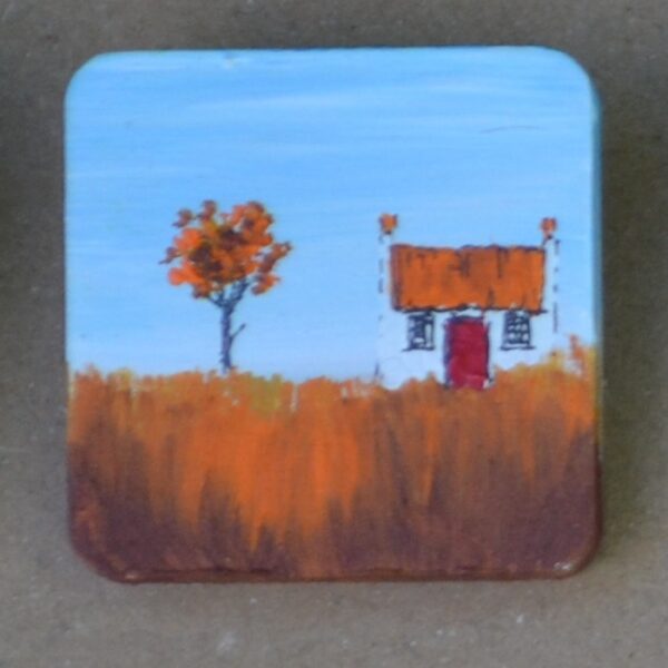 Autumn Cottage Brooch