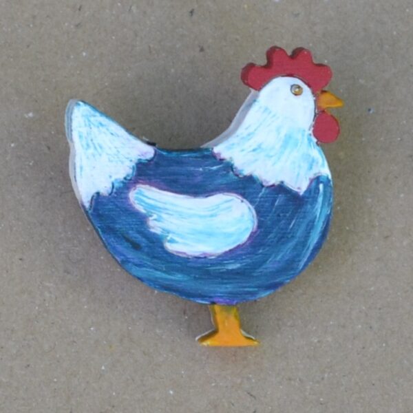Chicken II Brooch