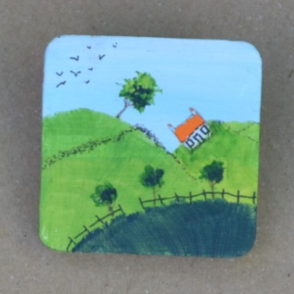 Cottage in the Hills Brooch