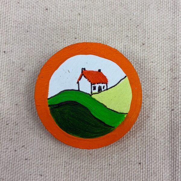 Cottage in the Hills Brooch