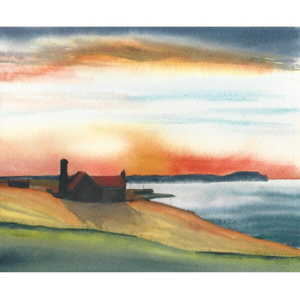 Dunnet Head Sunset Painting