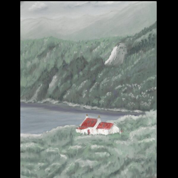 Loch Broom Cottage Painting