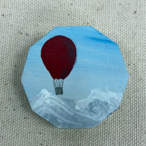 Red Balloon Brooch