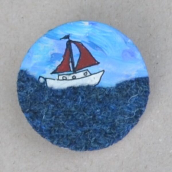 Sailing Brooch