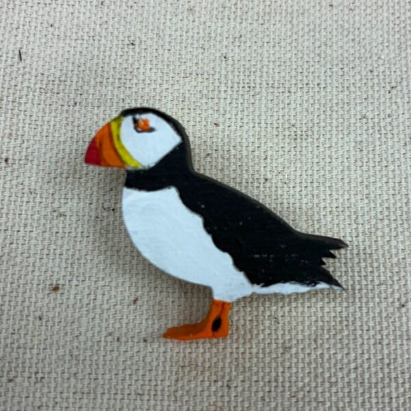Small Puffin Brooch