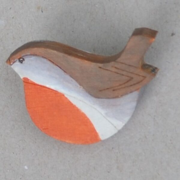 Abstract Robin Brooch