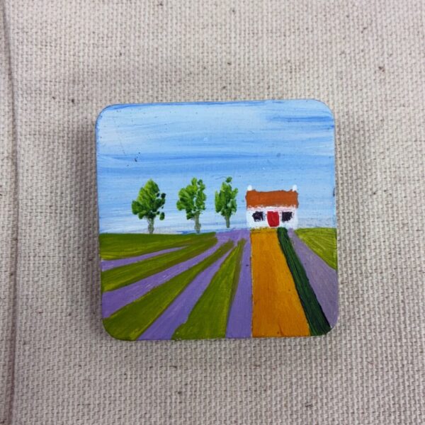 Lavender Fields Brooch