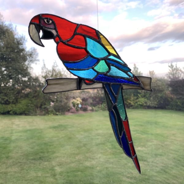 Red Macaw Suncatcher