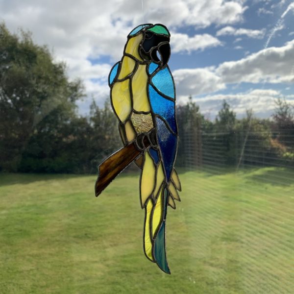 Yellow Macaw Suncatcher