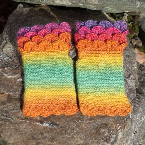 Marigold Crochet Fingerless Gloves
