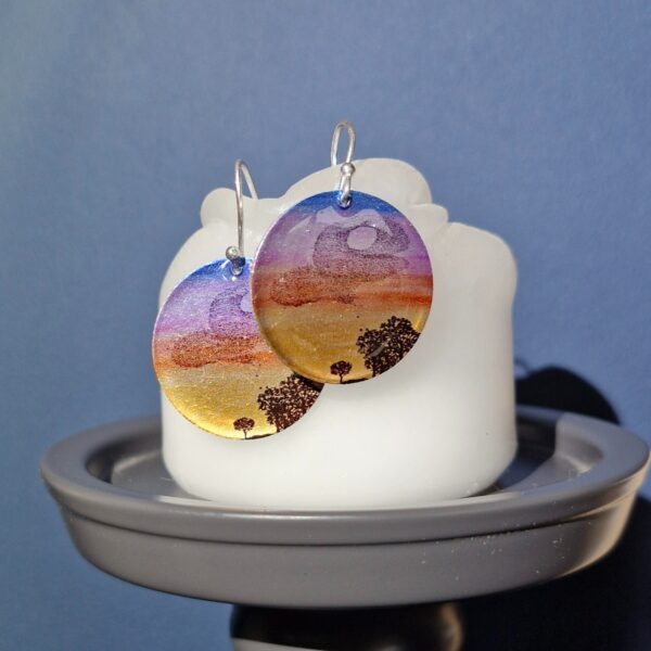 Murmuration Disc Earrings