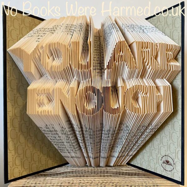 You Are Enough Book Sculpture