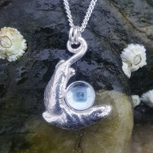 Topaz Otter Necklace