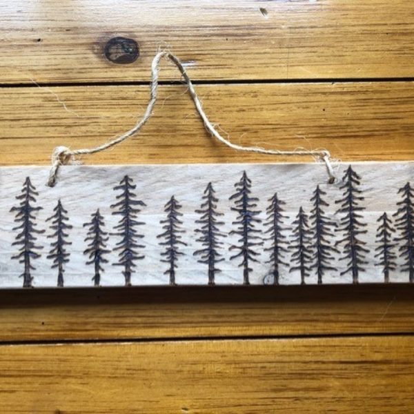 Pine Trees Silhouette