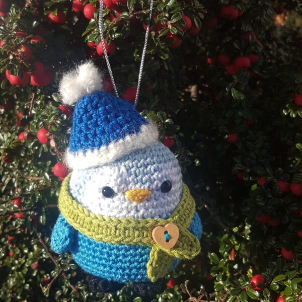 Blue Festive Penguin