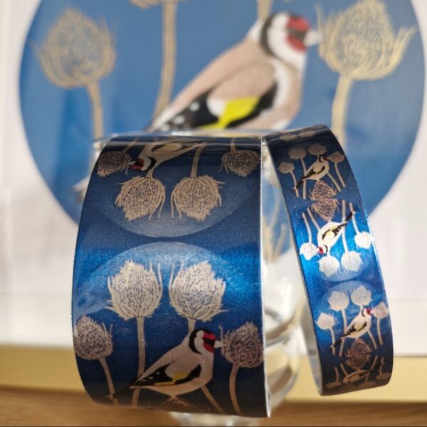 Goldfinch on Teasels Cuff Narrow