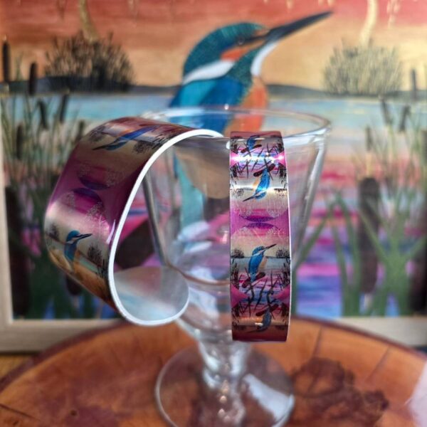Sunset Fishing Cuff Bracelet Narrow