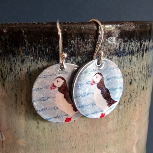 Tammie Norrie (Puffin) Dinky Drop Disc Earrings