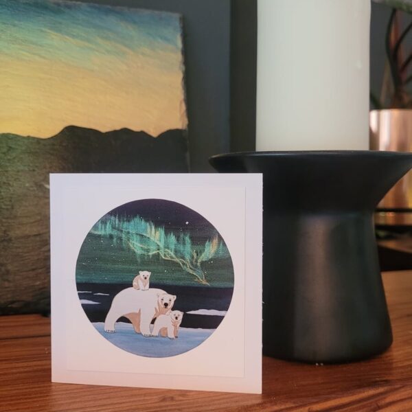 Polar Bears Christmas Card