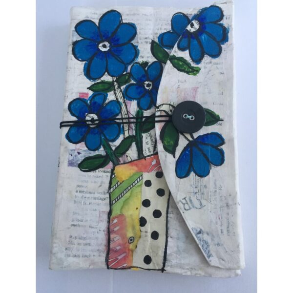 A5 Pot of Flowers Sketch Book