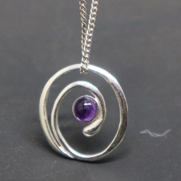 Purple Swirl Pendant