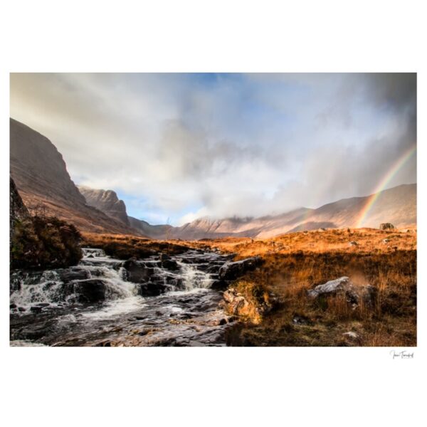 Rainbow on Allt Coire nan Arr
