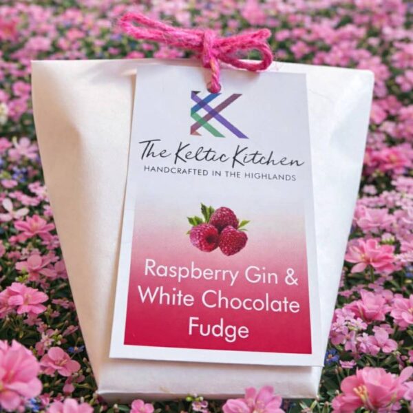Raspberry Gin Chocolate Fudge