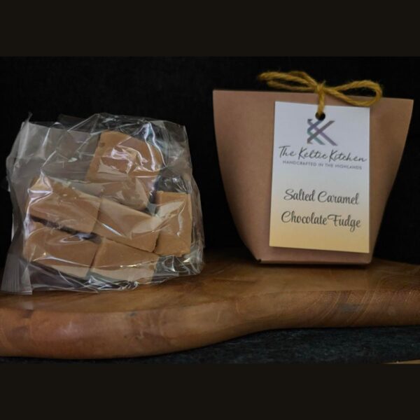 Salted Caramel Chocolate Fudge