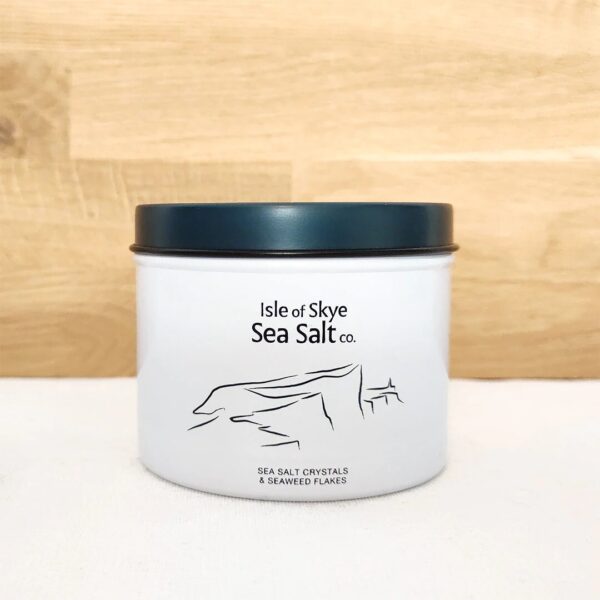 Sea Salt Crystals and Seaweed Flakes 120g Tin