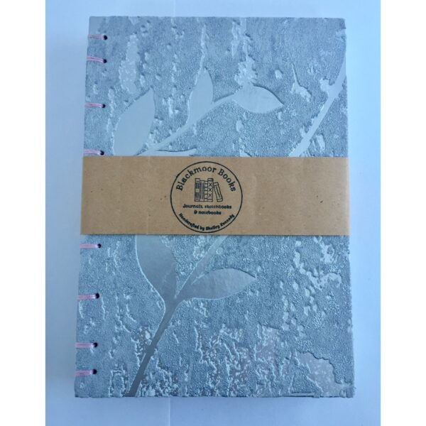 A5 Silver leaf Journal