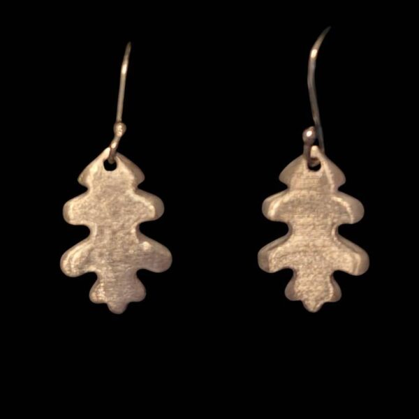 Silver Oak Earrings