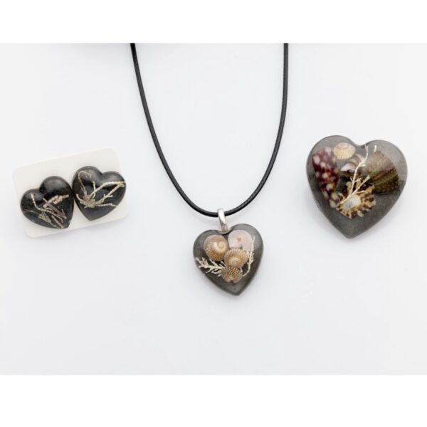 Night Time Beach Jewellery Set - Oval