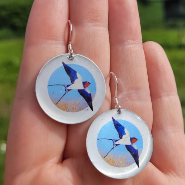Summer Visitor Disk Earrings