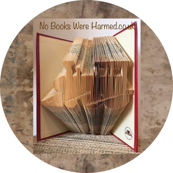 Train Book Sculpture